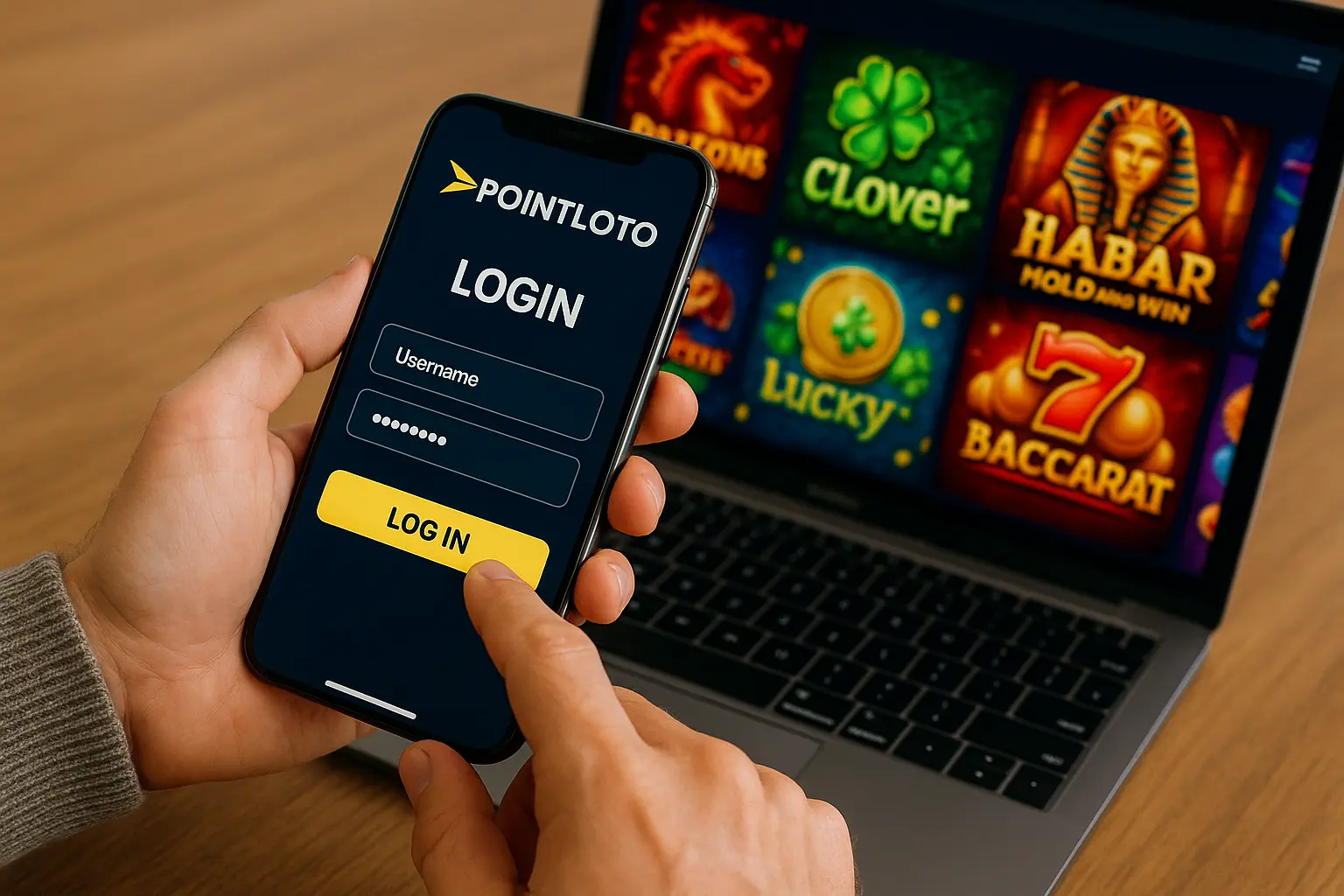 Pointloto вхід